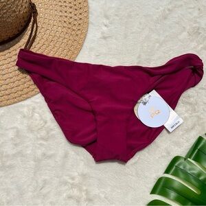 PQ Basic Ruched Full Bikini Bottom